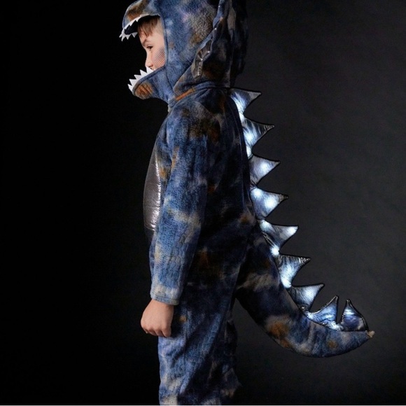 Pottery Barn Kids Dinosaur light up  Costume - Blue and Gray - Picture 6 of 8